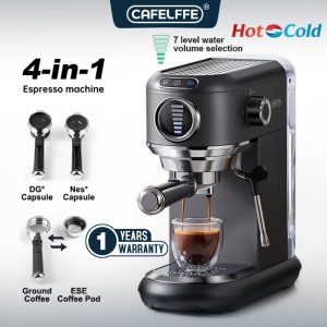 Cafelffe Automatic Coffee Machine 4in1 Hot/Cold