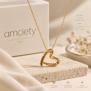 Heart Necklace Set